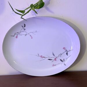 Vintage Fine China of Japan Cherry Blossom (pattern #1067) Oval Serving Platter